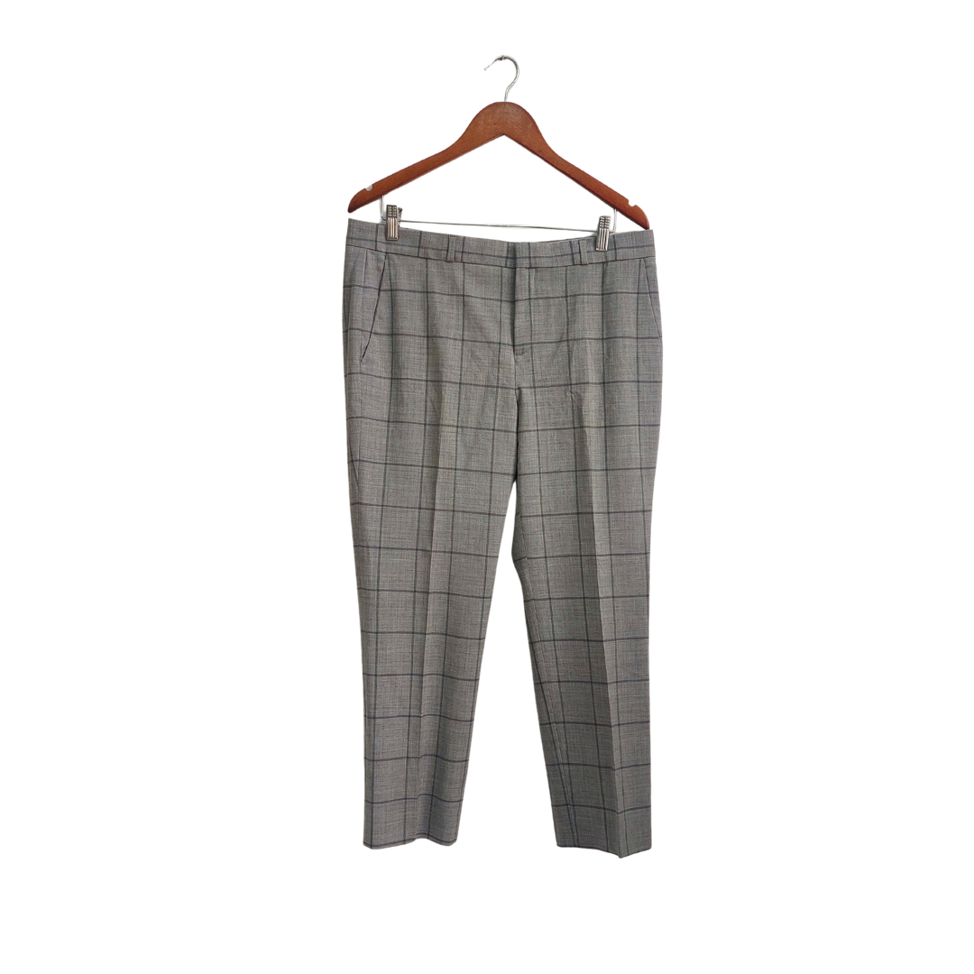 Banana Republic Gray Plaid Avery Fit Pants | Gently Used |
