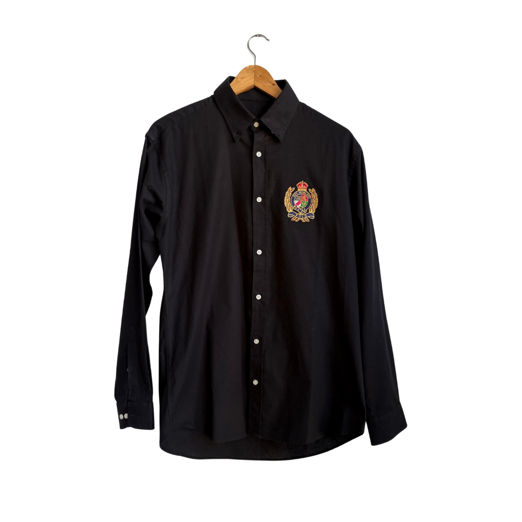 Ralph Lauren Polo Men's Black Button Down Shirt | Gently Used |