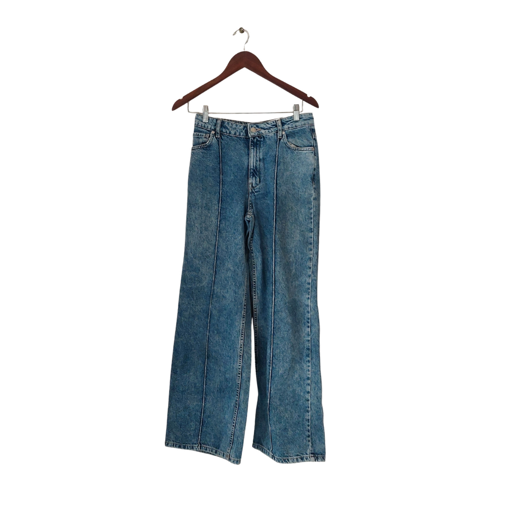 Mango Blue Wide Leg Jeans | Pre Loved |