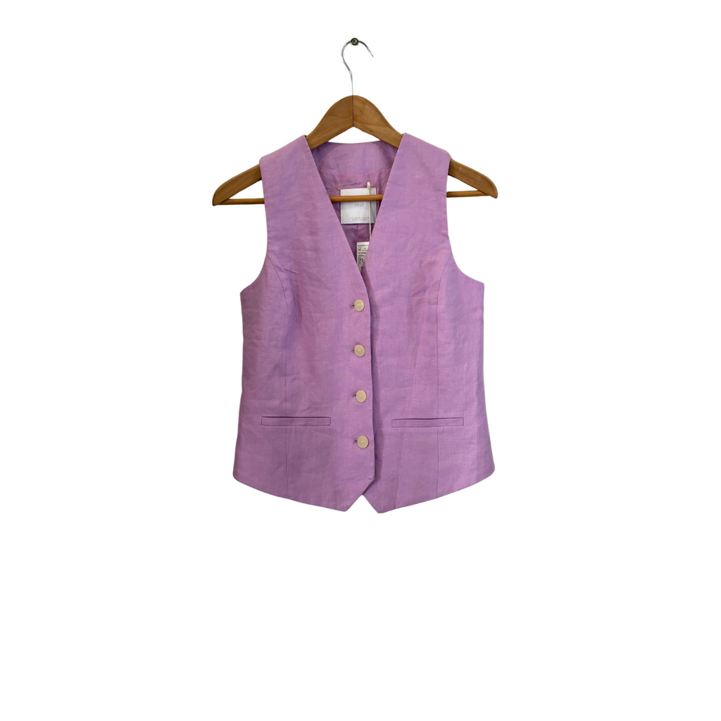 Mango Purple 'Watson' Vest | Brand New |