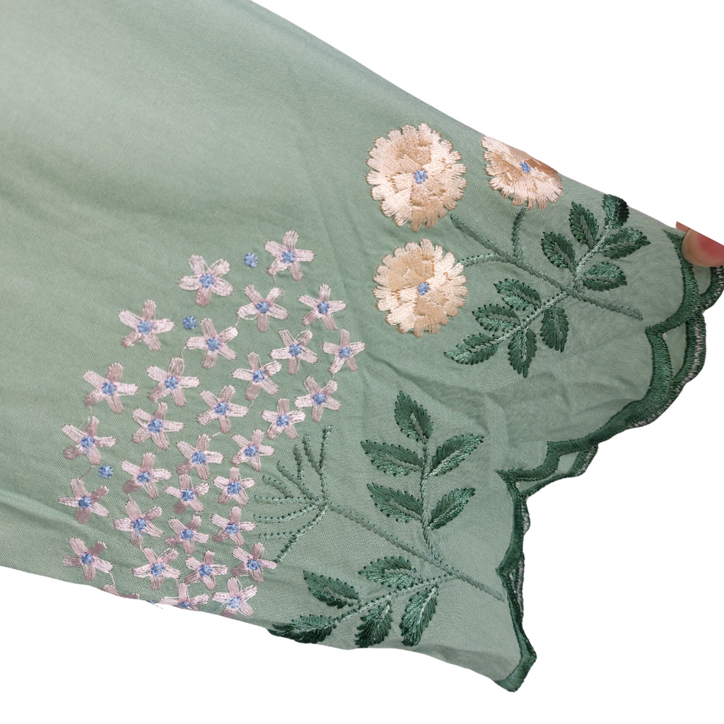 Mishkaa Sage Green Embroidered Co-Ord | Pre Loved |