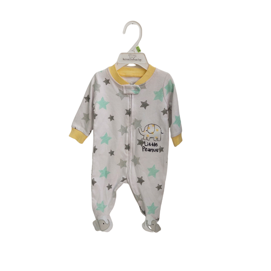 Koala Baby White Stars Romper (0-3 months) | Brand New |
