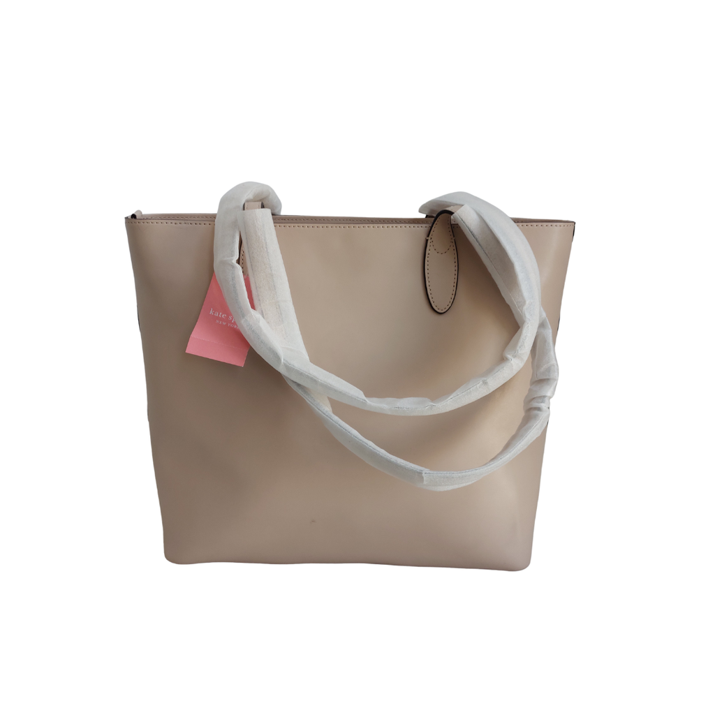 Kate Spade 'Kerri' Warm Beige Medium Leather Tote | Brand New |