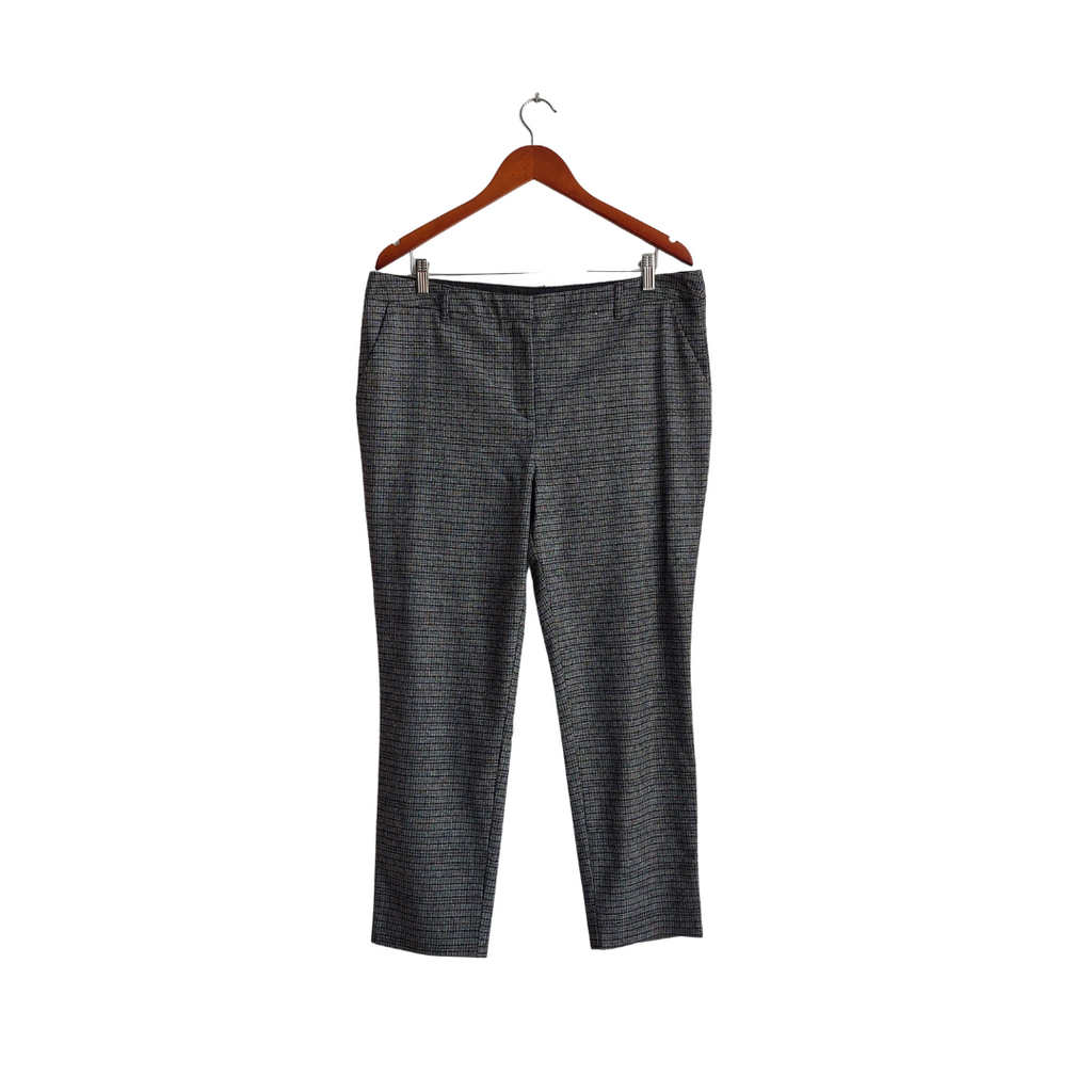 Tu Grey Check Tweed Straight Leg Pants | Gently Used |