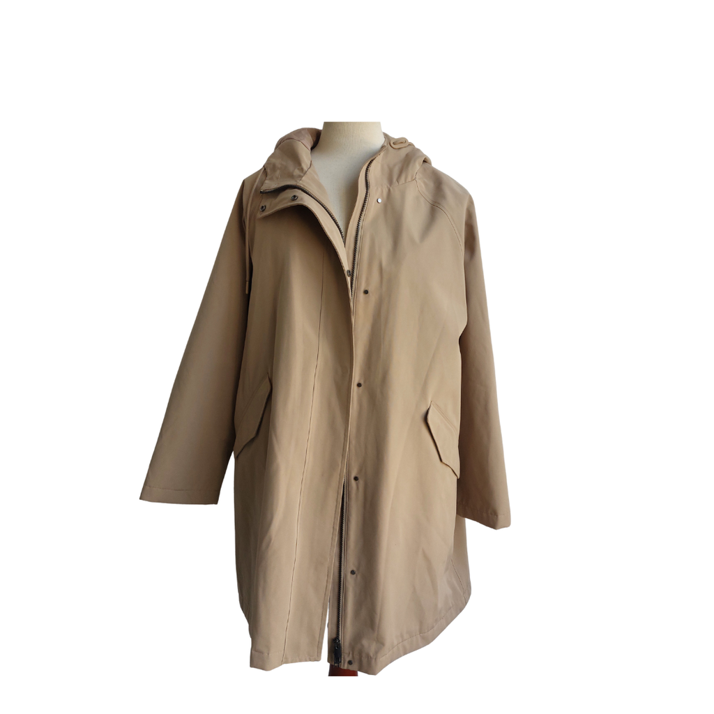 M&S Natural Beige Showerproof Jacket | Brand New |