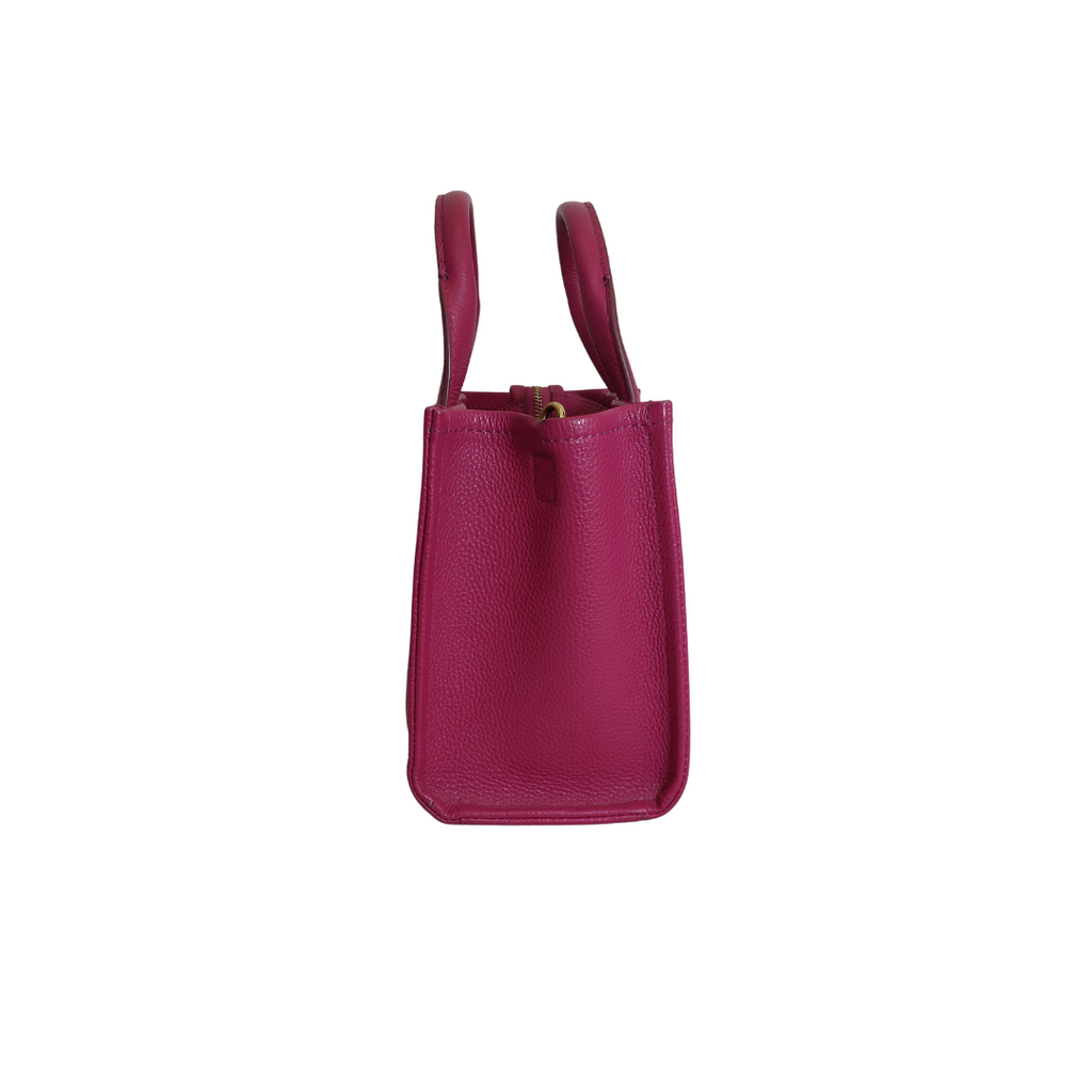 Marc Jacobs Hot Pink The Leather Small Tote Bag | Pre Loved |