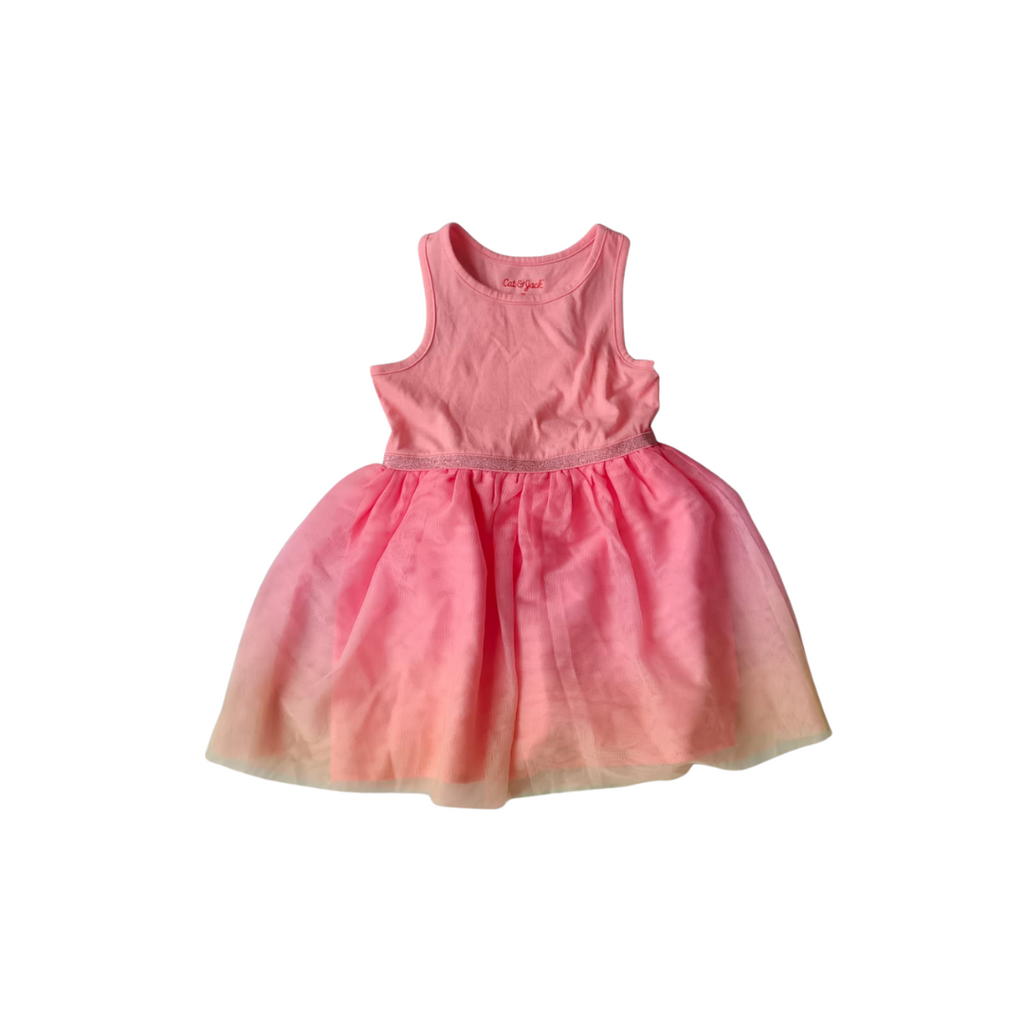 Cat & Jack Pink Sleeveless Frock (3 Years) | Brand New |