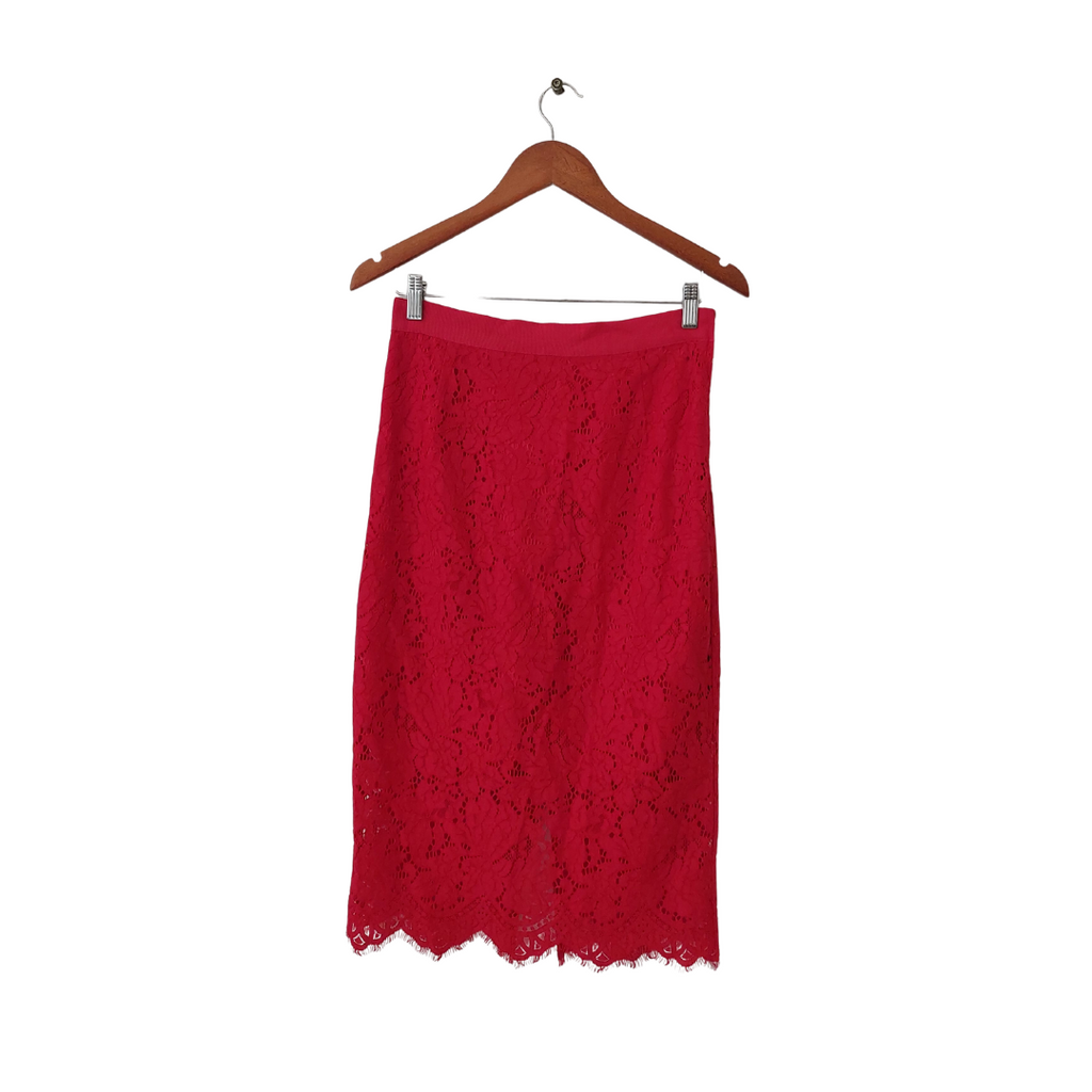 H&M Red Lace Skirt | Brand New |