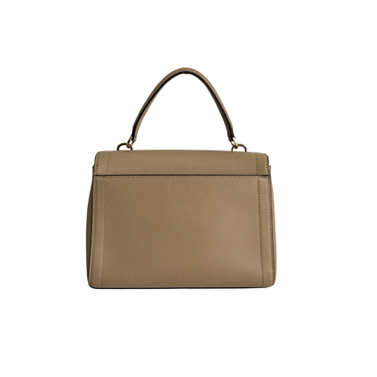 Michael Kors Beige Leather Kinsley Medium Satchel Bag | Pre Loved |