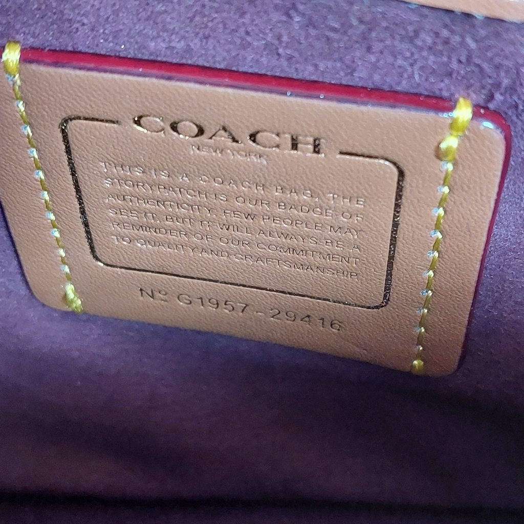 Coach Parker Tricolour Leather Shoulder Bag | Gently Used |
