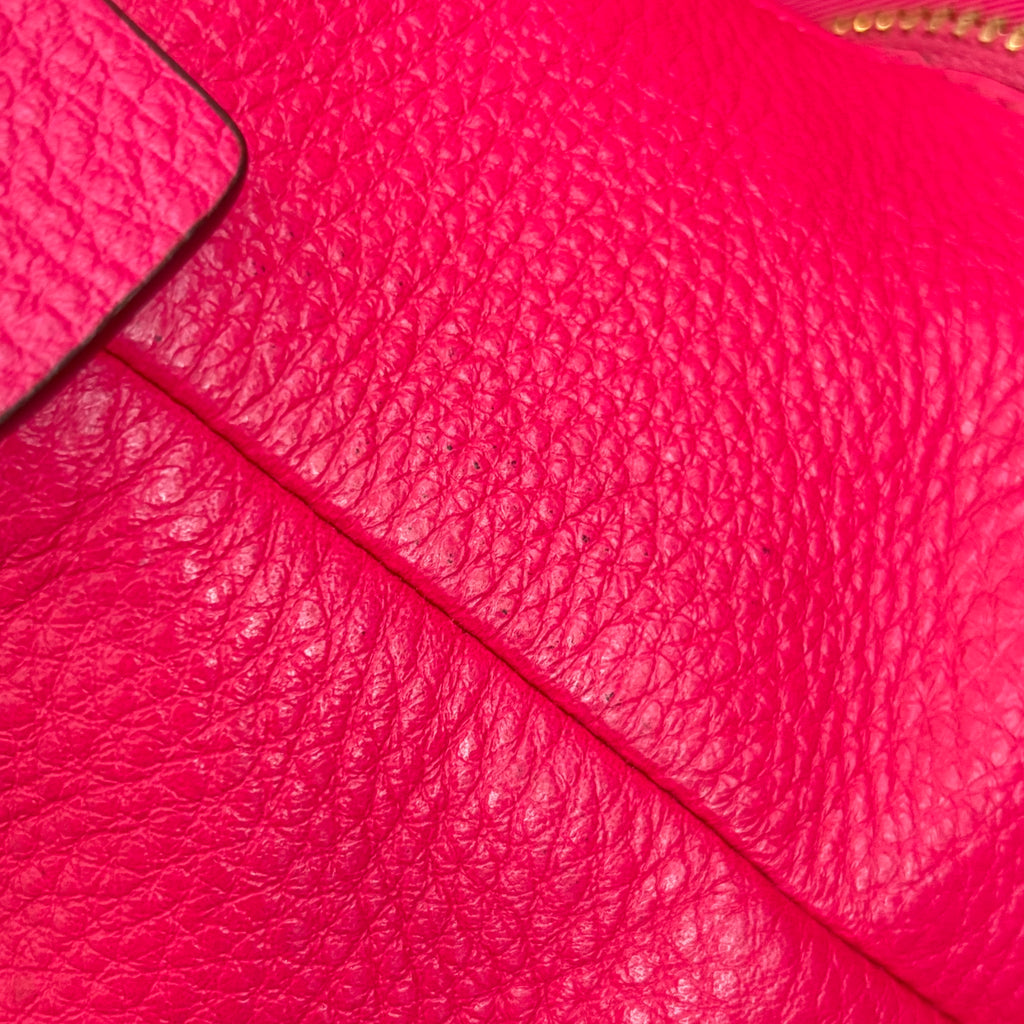 Coach Bag Ruby Pink Madison Leather Small Phoebe Shoulder Bag | Pre Loved |