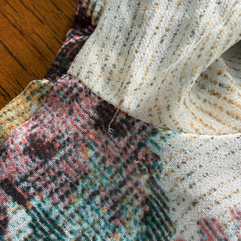 M&S Multicolour Printed Sheer Top | Gently Used |