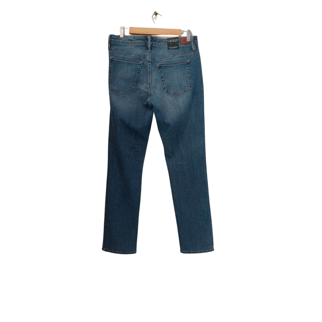 Ralph Lauren Blue Denim Classic Slimming Fit Jeans | Brand New |