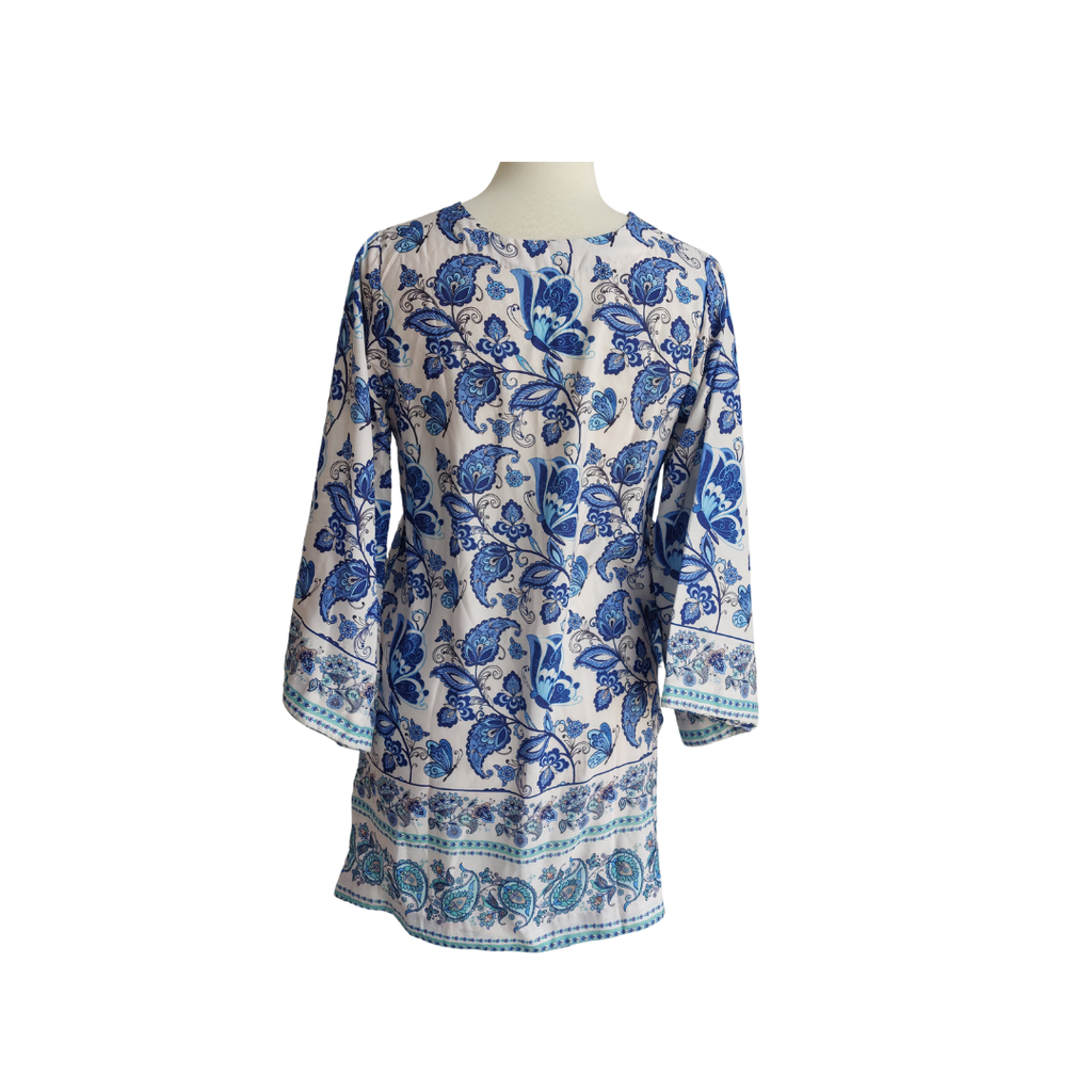 Misaal Blue Floral Printed Co-ord | Gently Used |