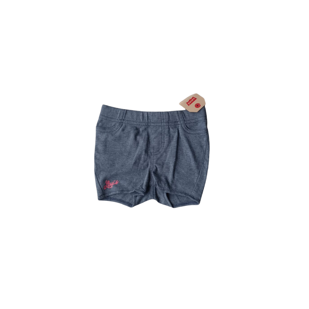 Levi's Blue Knit Shorts (24 Months) | Brand New |