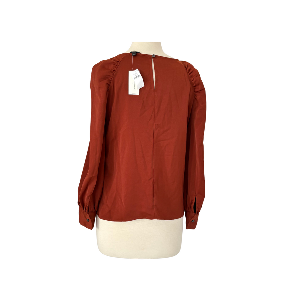 Banana Republic Rust Satin Top | Brand New |