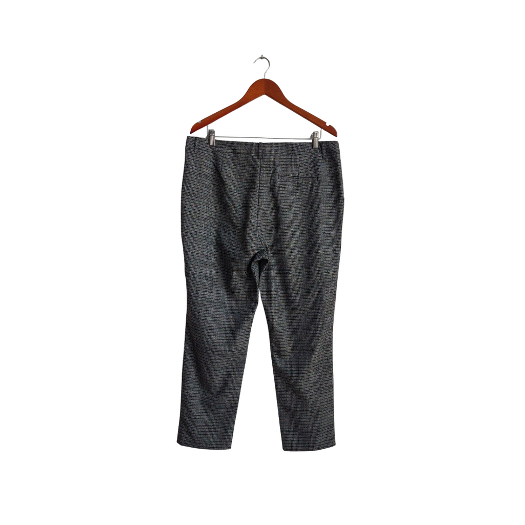 Tu Grey Check Tweed Straight Leg Pants | Gently Used |