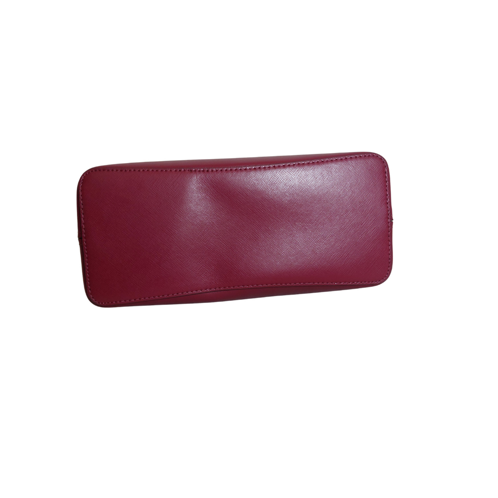 Kate Spade Burgundy Leather 'Rory' Medium Satchel Bag | Gently Used |