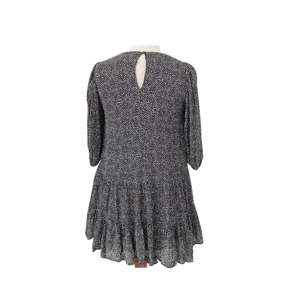 Zara Black Polka Dot Short Dress | Gently Used |
