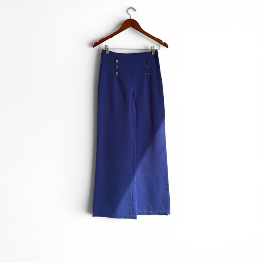 ILoveH81 Electric Blue Wide Leg Pants | Gently Used |