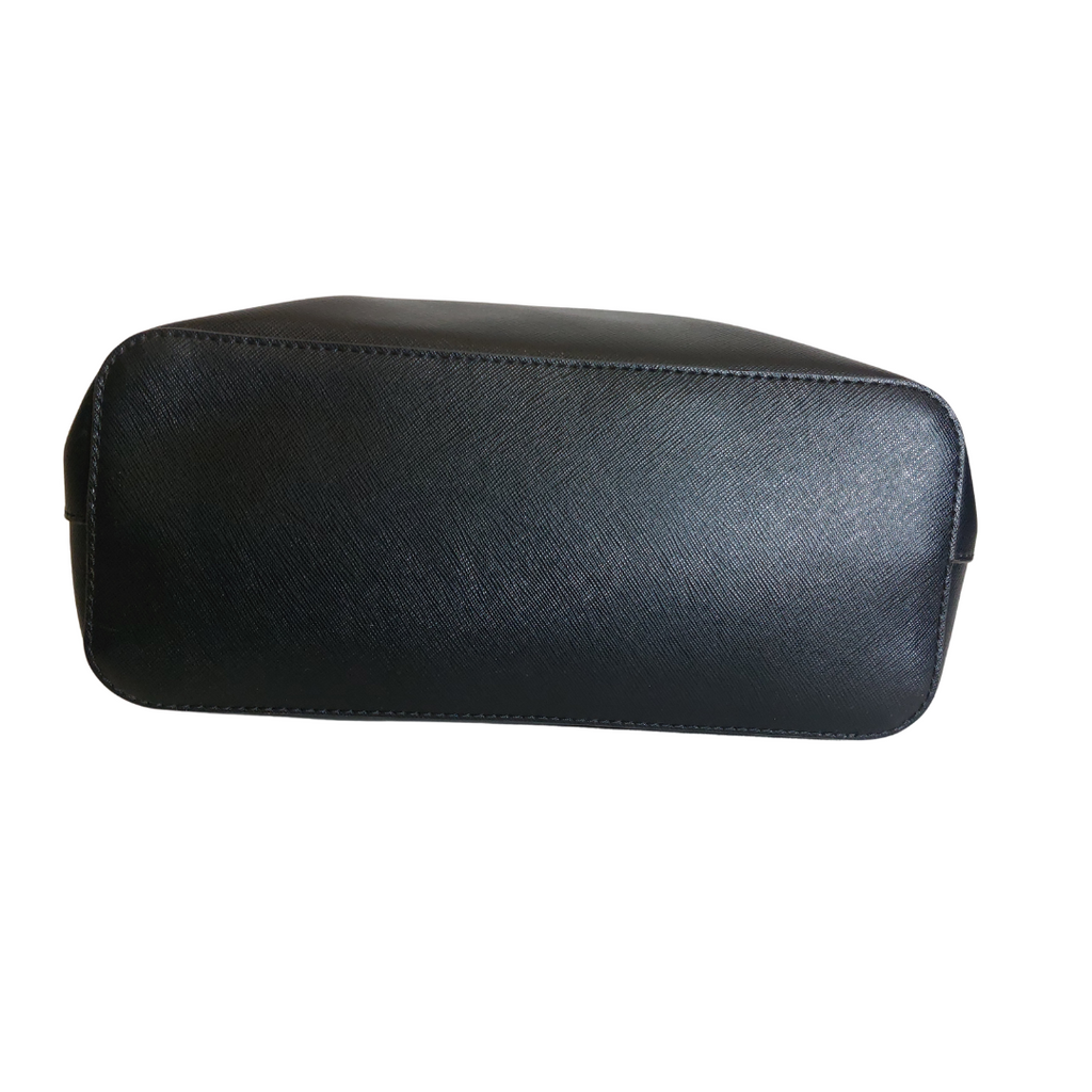 DKNY Black Bryant Leatherette Shopper Tote Bag | Brand New |