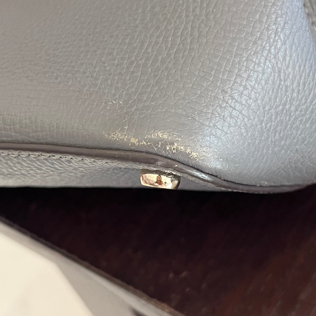 Kate Spade Pearl Gray Janell Paloma Road Satchel Bag | Pre Loved |