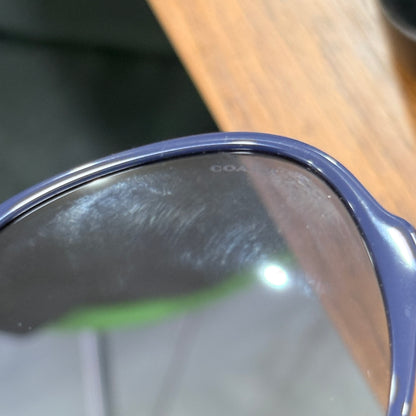 Coach Navy Gradient Oversized Square Sunglasses | Gently Used |