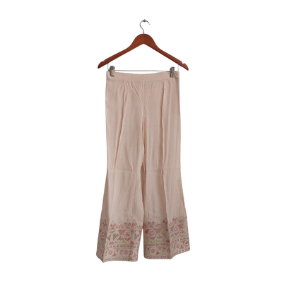 Threads & Motifs Light Pink Mirror Embroidered Outfit (3 Pieces) | Gently Used |