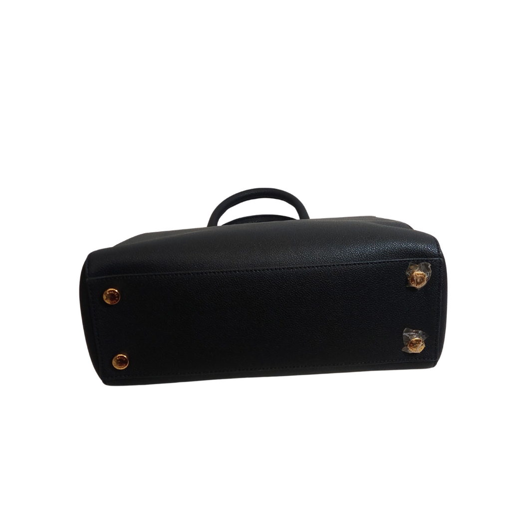 Charles & Keith Black Mirabelle Structured Top Handle Bag | Gently Used |