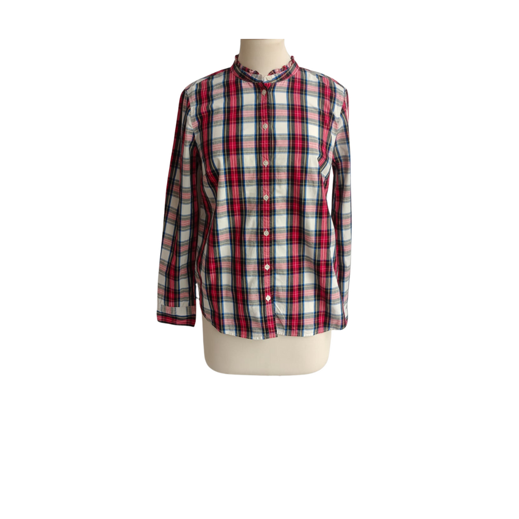 J.Crew Check Print Button Down Shirt | Like New |