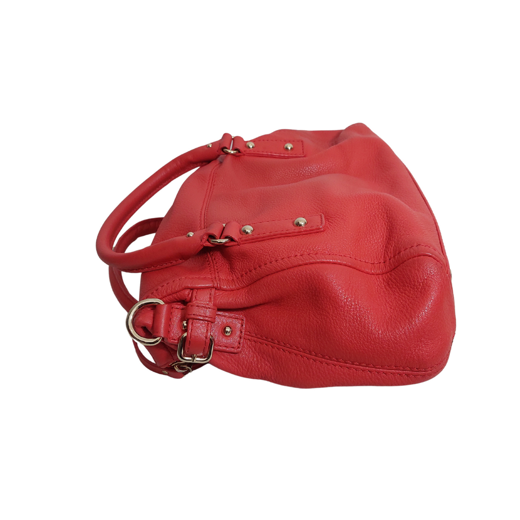 Kate Spade Red Leather Double Handle Crossbody Bag | Pre Loved |