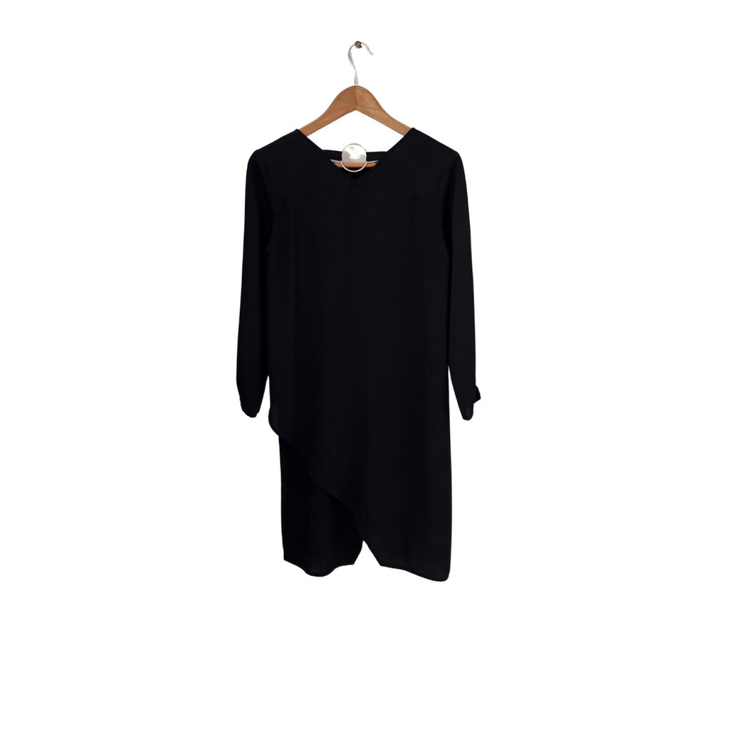 Zara Black Metal Ring Detail Tunic | Pre Loved |