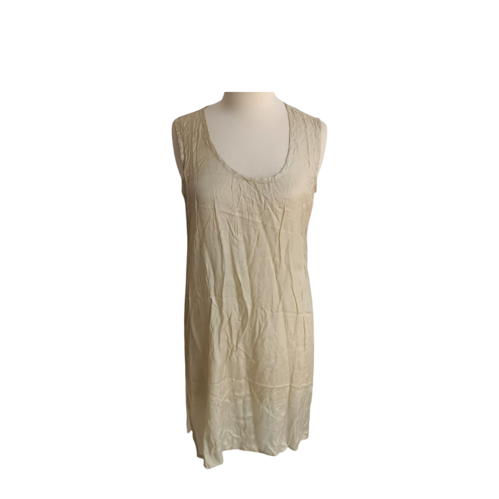 Sana Safinaz Beige Net Embroidered & Embellished Shirt (2 Pieces) | Pre Loved |