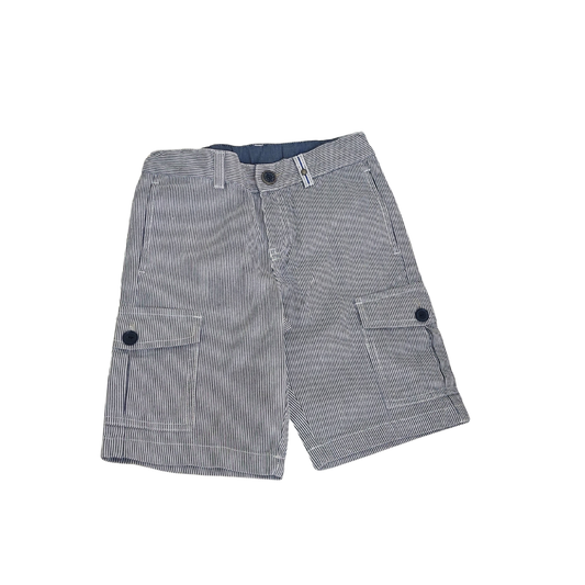 Chicco Blue & White Striped Long Shorts (5 Years) | Brand New |
