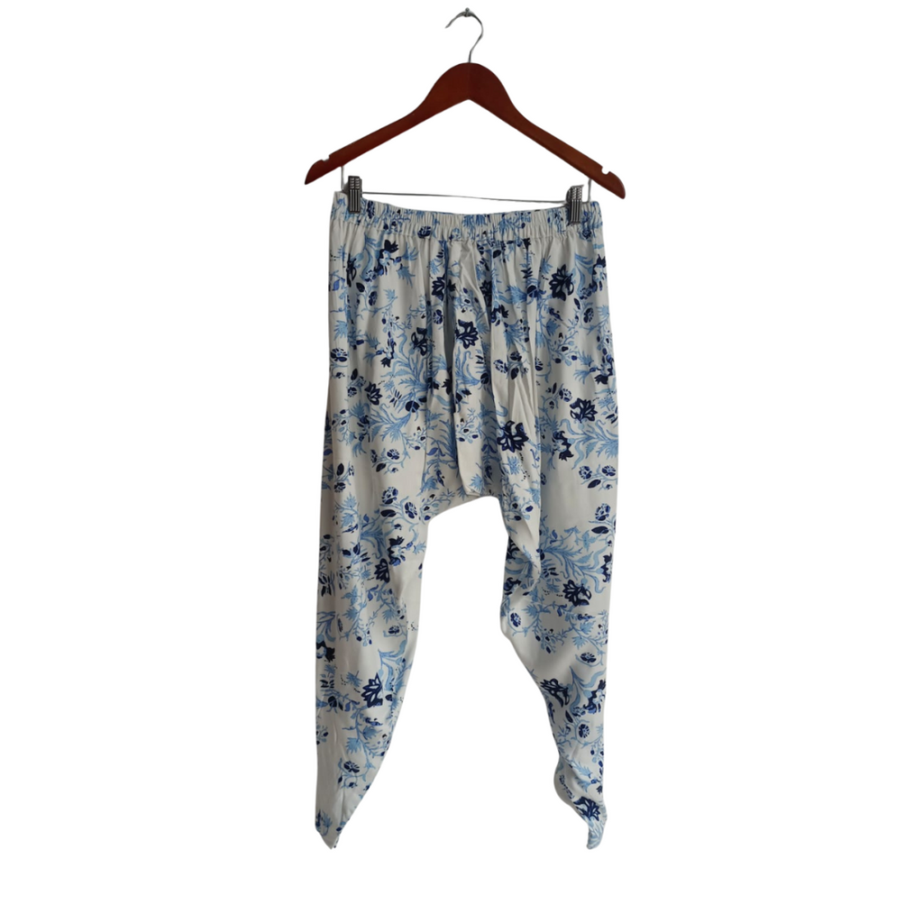 Riffat Aliani White & Blue Printed Co-ord Set | Gently Used |