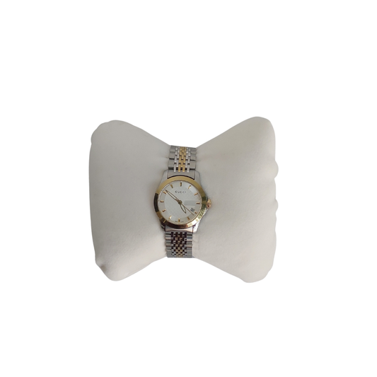 Gucci Two-Tone G-Timeless Swiss Quartz Watch | Gently Used |