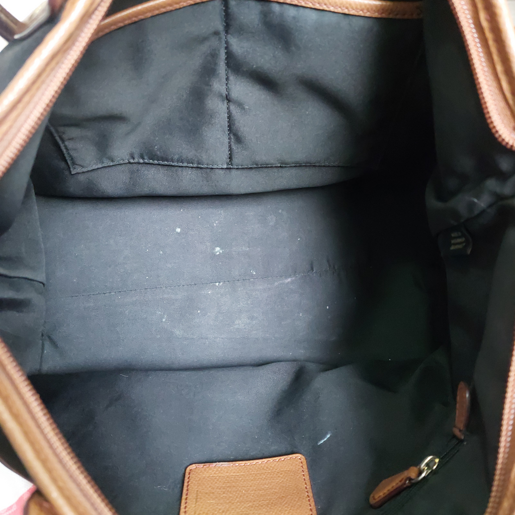 Coach Black Canvas With Tan Leather Trim Sawyer Shoulder Bag | Pre Loved |