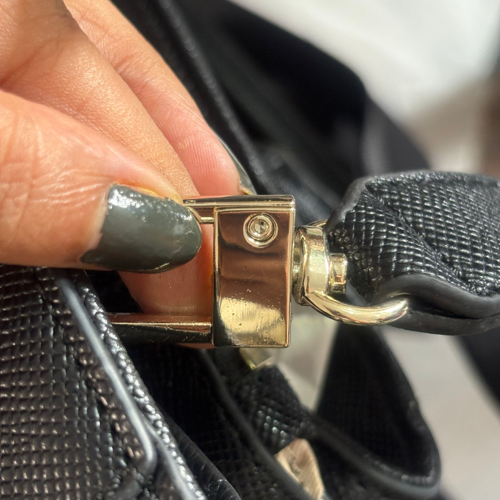 Guess Black Noelle Girlfriend Satchel Bag | Gently Used |