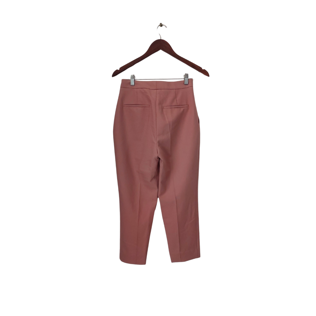 Zara Tea Pink Straight-Leg Formal Pants | Brand New |