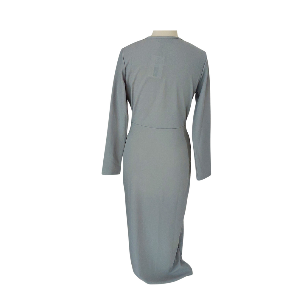 Hassal Grey Wrap Dress | Brand New |