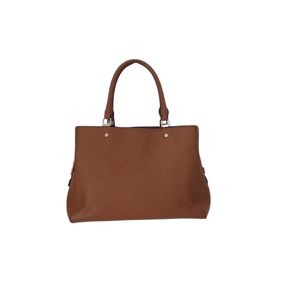 Kate Spade Brown Leather 'Leila' Medium Satchel Bag | Pre Loved |