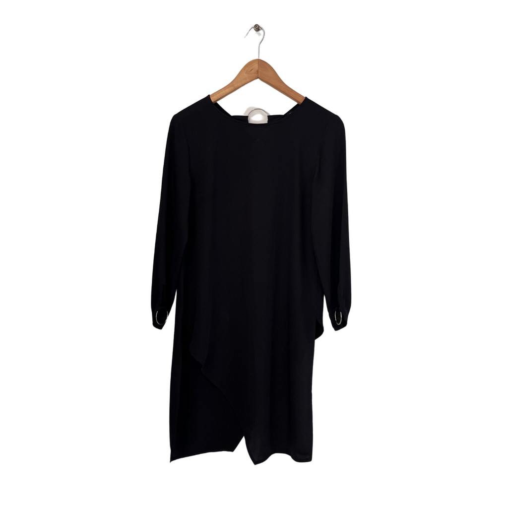 Zara Black Metal Ring Detail Tunic | Pre Loved |