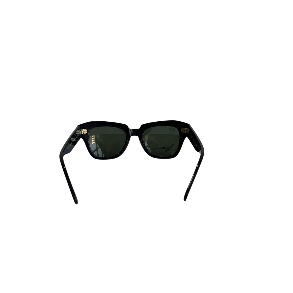Ray Ban Black Square RB2186 Unisex Sunglasses | Gently Used |
