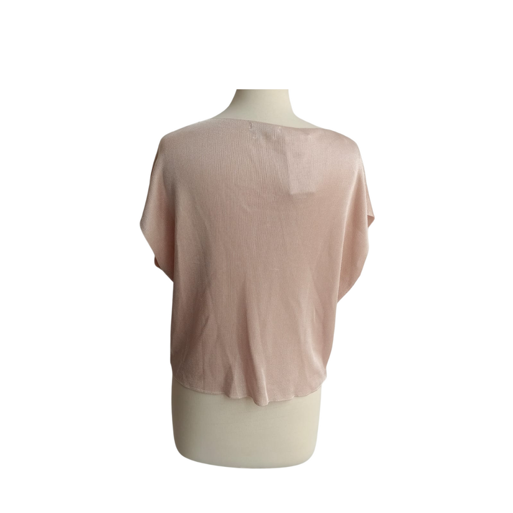 Reserved Pink Metallic Sleeveless Blouse | Brand New |