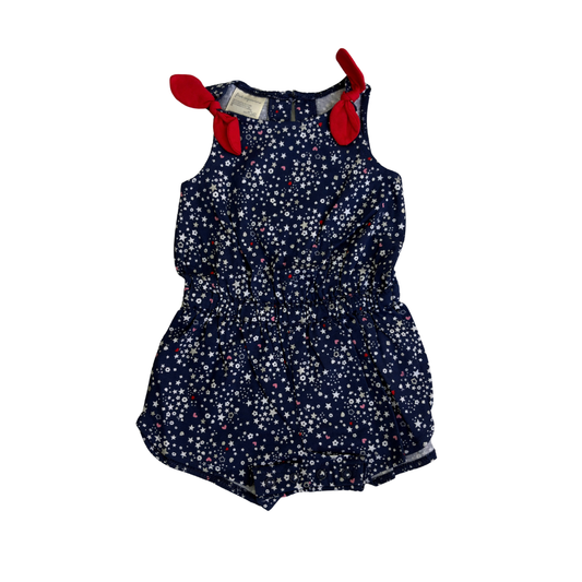 First Impressions Navy Blue Stars Sunsuit (3-6 Months) | Brand New |