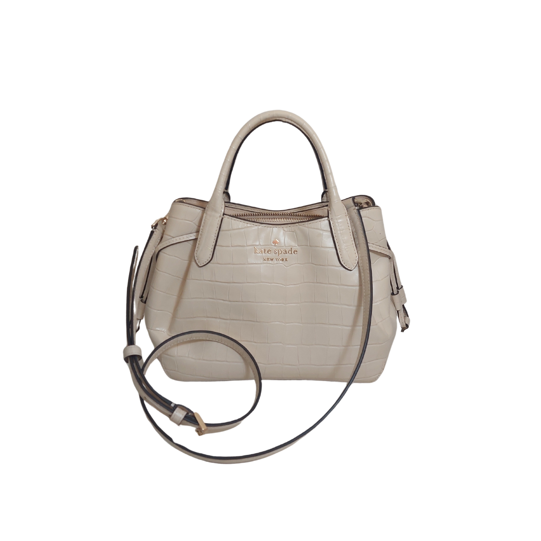 Kate Spade Cream Leather Dumpling Satchel Pre Loved Secret Stash