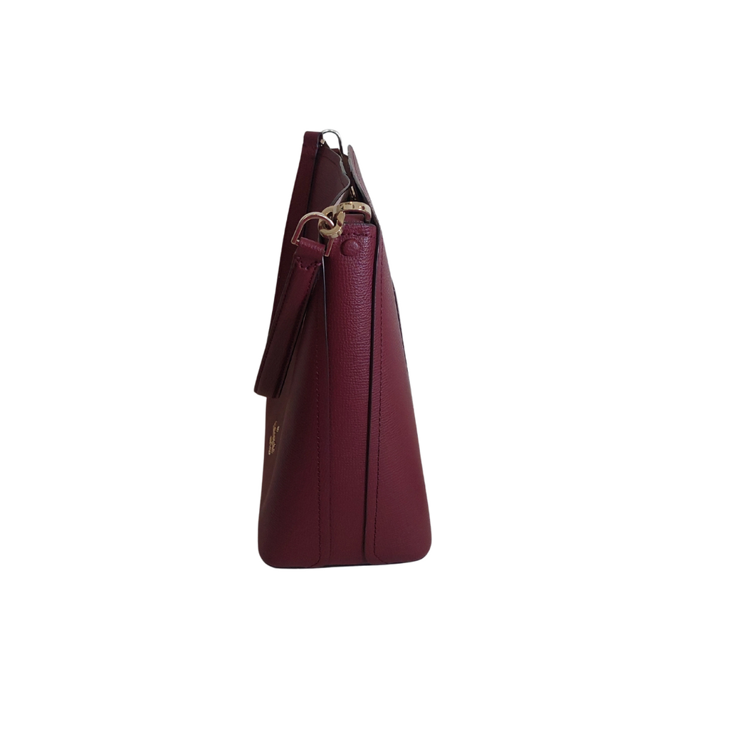 Kate Spade Burgundy Darcy Small Bucket Bag | Gently Used |