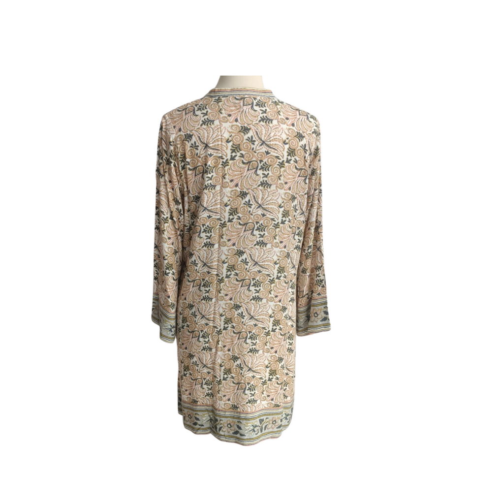 Riffat Aliani White, Pink & Green Printed Co-ord Set | Gently Used |