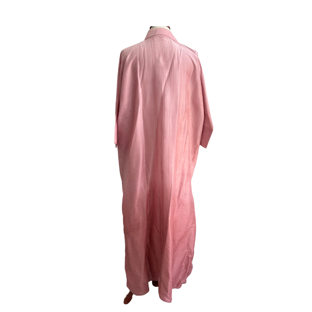Shamsha Hashwani Pink Two Tone Long Kurta | Pre Loved |