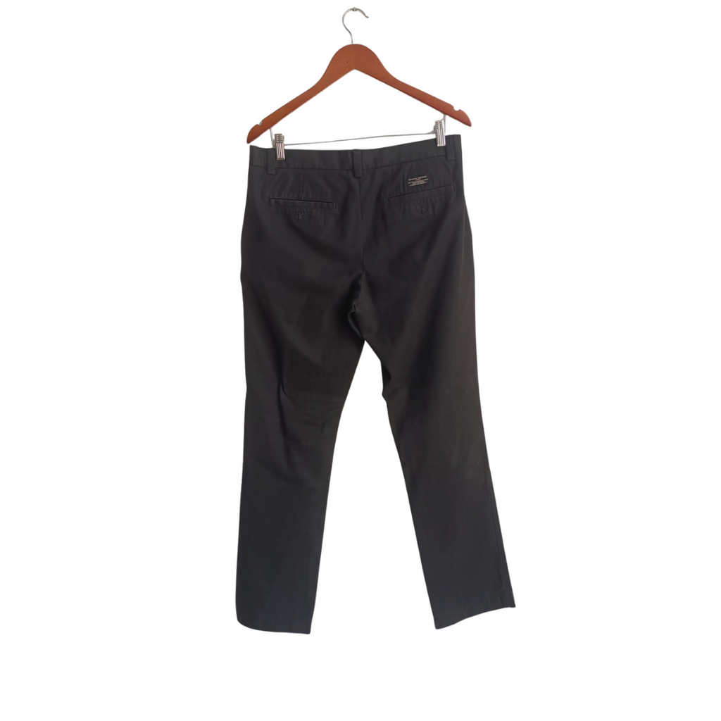 Banana Republic Men's Black Aiden Chino Pants | Pre Loved |